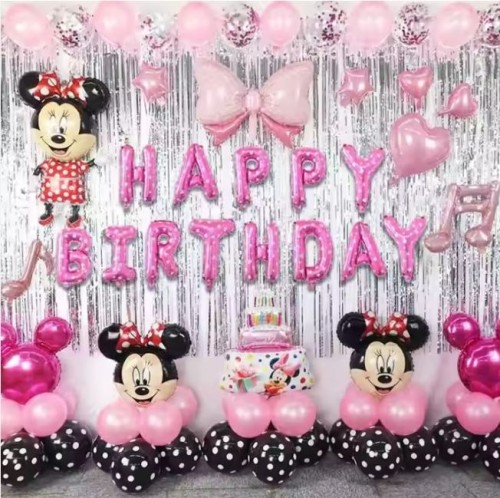 Popular Happy Balloon Birthday Decorations Balloon Bouquet Set